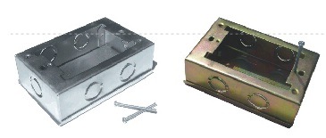 IEC 61386 Standard Galvanized Steel Chuqui Junction Box Caja 118X76X40