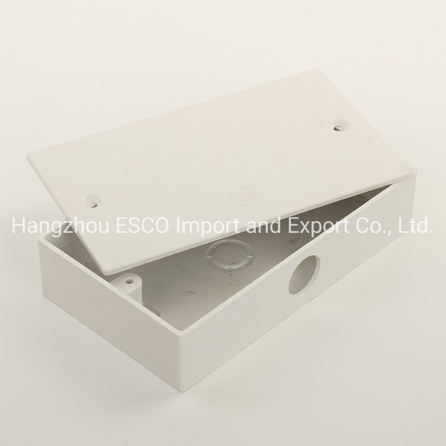 PVC Surface Mounting Wallsocket Switch Boxes 3*3 3*6