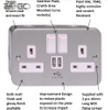 Standard Grounding Switch Sockets Wall and Switches Metal Box Hot Sale