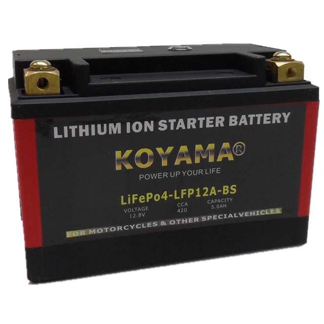 12 8V 5ah Factory OEM LiFePO4 Motorcycle Battery 12V Li Ion Battery