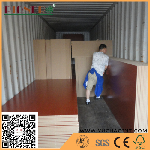 Glossy Wood Grain Cherry Melamine Faced MDF for Furniture 