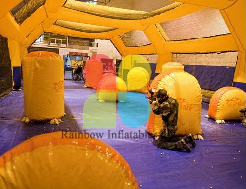 RB50030（customized）Inflatable paintball bunkers for sale