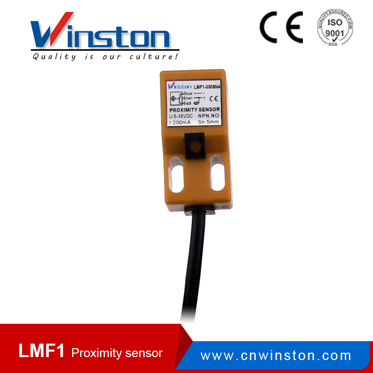 Winston LMF1 5mm engaño NPN PNP Sensor de proximidad tipo columna angular