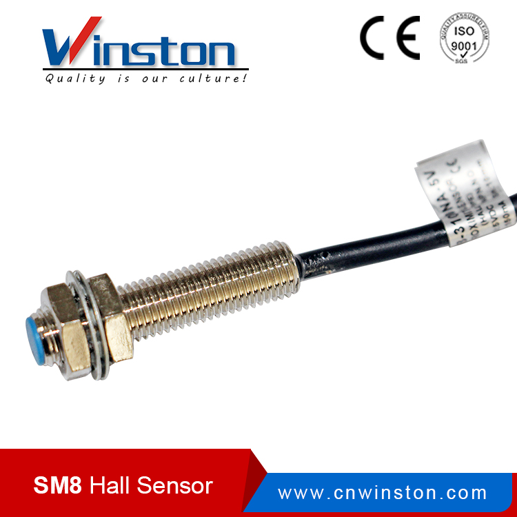 Sensor Winston Hall con distancia de detección de 10 mm SM8 con CE