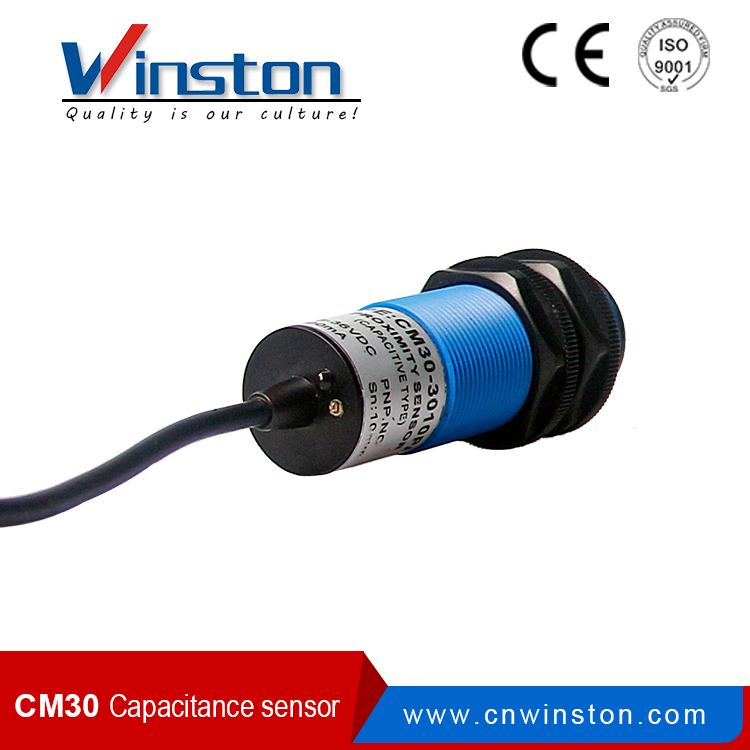 CM30 Sensores de interruptor de proximidad capacitivos tipo NPN / PNP sin descarga / descarga