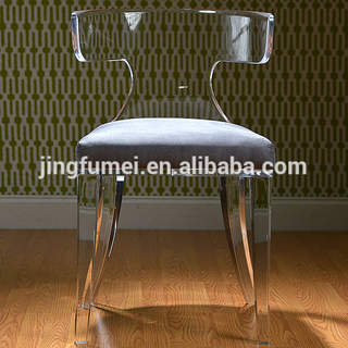 Fancy Modern Acrylic Dinning Chair Clear Living Room Furniture Side Chair