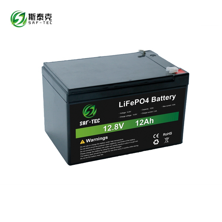 STC12-12M 12.8V 12Ah Solar Battery For Hybrid Solar System LiFePO4 Battery