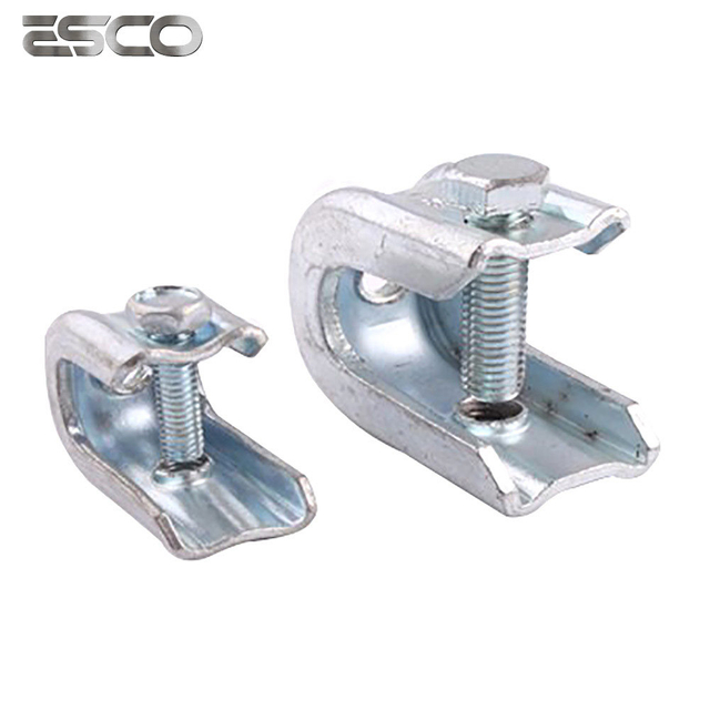 1", 2" Steel Silver EMT Beam Clamp Es-122s