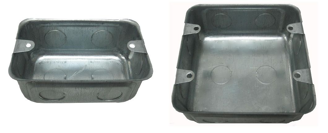Flush Wall Box Metal Box 4X4 Es1001-Es1002