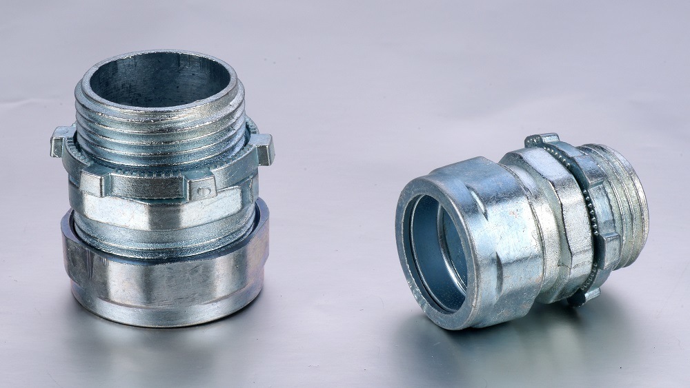 Customized UL Listed Compression EMT Conduit Coupling Steel Pipe Fitting Connector