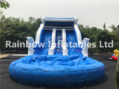RB6101(9.5x4.5m) Blue-ocean inflatable water slide selling