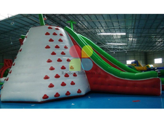 Customized inflatable water slide games for sale combo RB32061