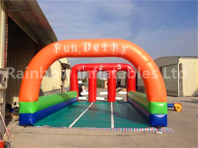RB9124（6x10m）Inflatable Horse Race Track/ Inflatable Derby Game