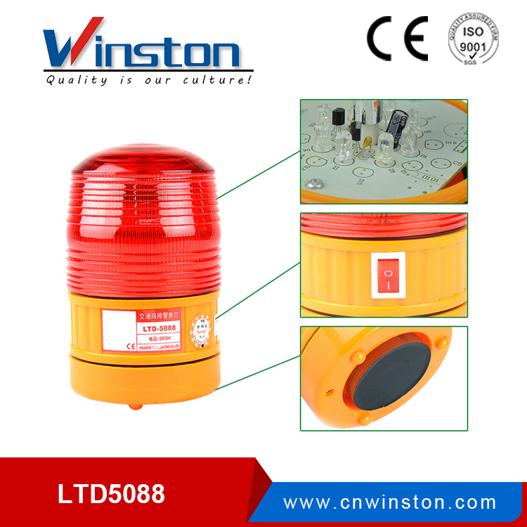 Luz de advertencia led de batería LTD-5088 6V