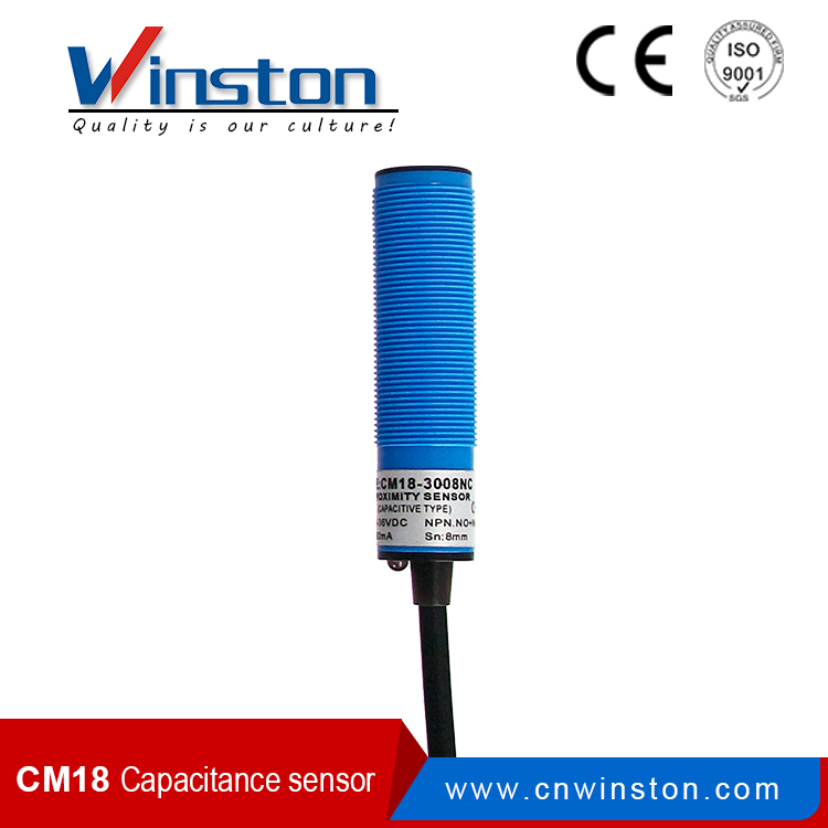 CM18 NPN PNP Interruptor de sensor de proximidad capacitivo de plástico / metal