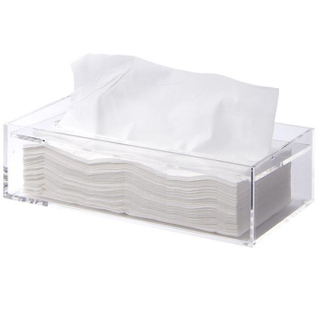 High Quality Crystal Tissue Box Car Tissue Holder Restaurant Napkin Holder