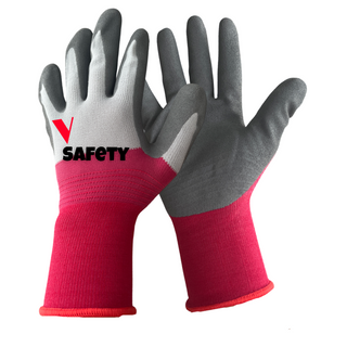 15 Gauge Maxflex micro nitrile coated safety work gloves 