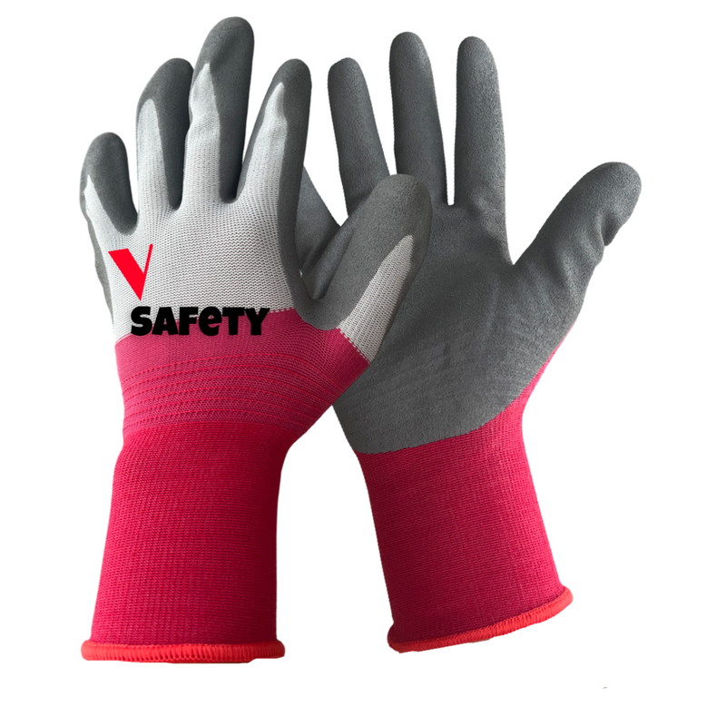 15 Gauge Maxflex micro nitrile coated safety work gloves 