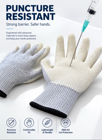 Puncture Resistance Gloves Cut 5 