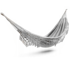 100% Cotton White Canvas Hammock Swing