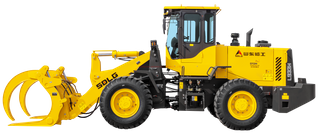 L033HW4114M39A0 SDLG L933H Wheel Loader with Log Grappler