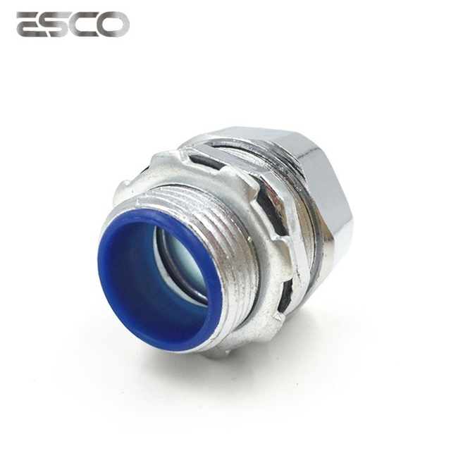 Zinc Die Cast IEC61386 Coupling Steel Pipe Fitting Connector with High Quality