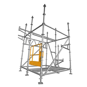 Manufacture Q235 Carbon Steel Ringlock Construction System Frame Scaffolding