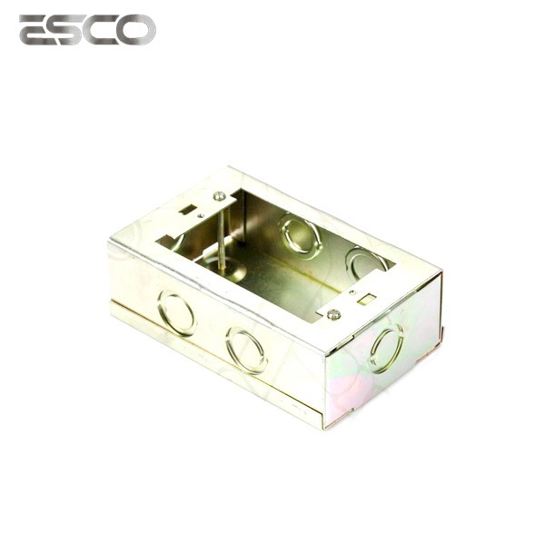 IEC 61386 Standard Steel Box Junction Box Caja Chuqui Universal Zincada (A)