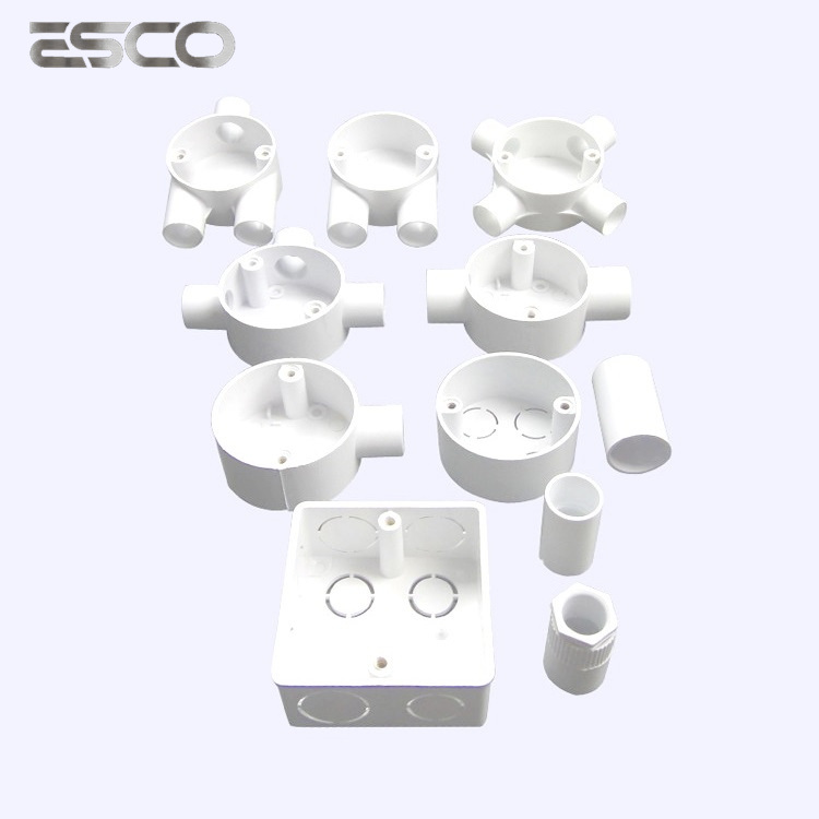 Electrical Fitting Straight Pipe White /Black Coupling Conduit Coupler