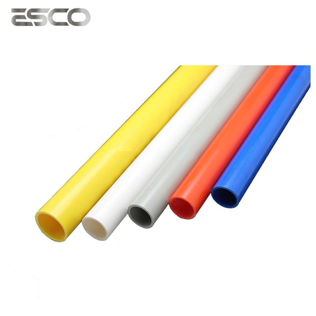 High Quality 16mm-200mm Solid CPVC UPVC Pipe PVC Electrical Conduit