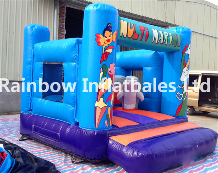 RB1006（3x4x2.5m）Inflatable dolphin Bouncer