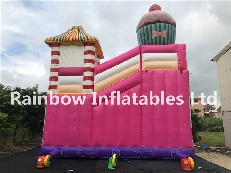 RB01051(12.5X7.5X9m) Inflatables Colorful candy house bouncy