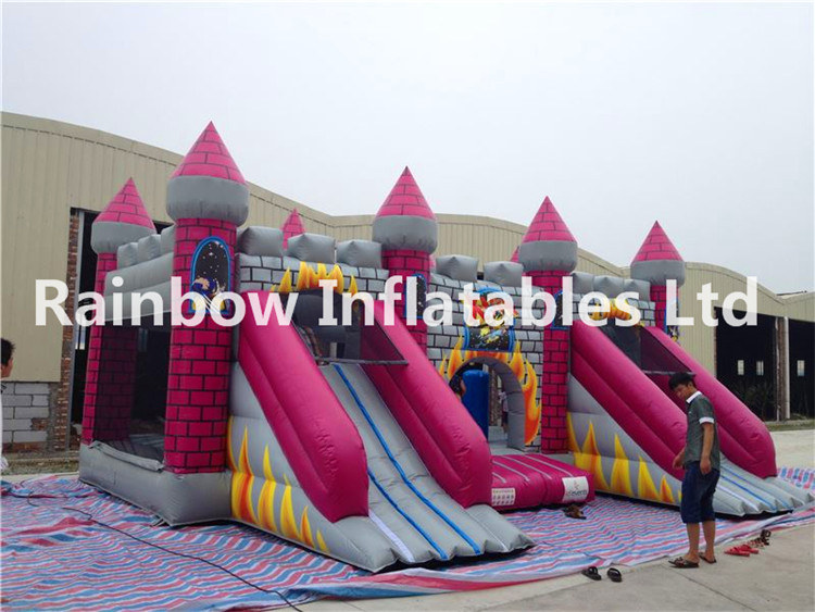 RB4028（6x8x4m）Inflatables Double Slides Funcity