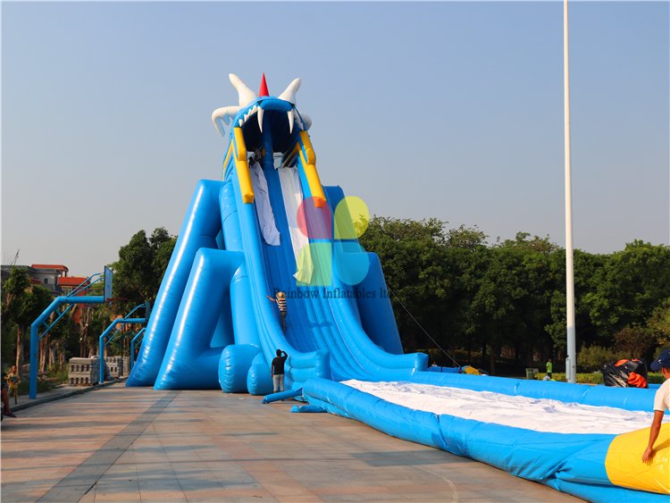 RB6082(54x15x14mh) Inflatable Long Giant Water Slide For Water Game hotsale