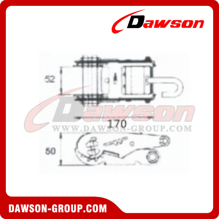 DSRB50506 ラチェット バックル - 中国メーカー サプライヤー