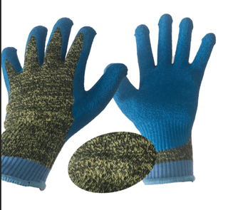 Winter Working Gloves HIGH-VIZ CUT 5