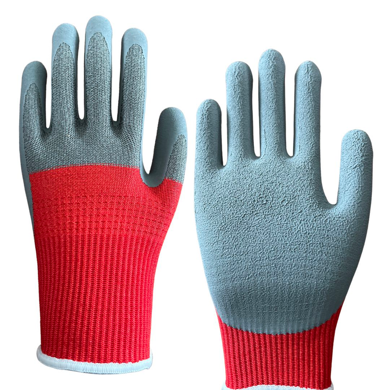 CUT RESISTANCE GLOVES CUT 5 LATEX COATED GLOVES 