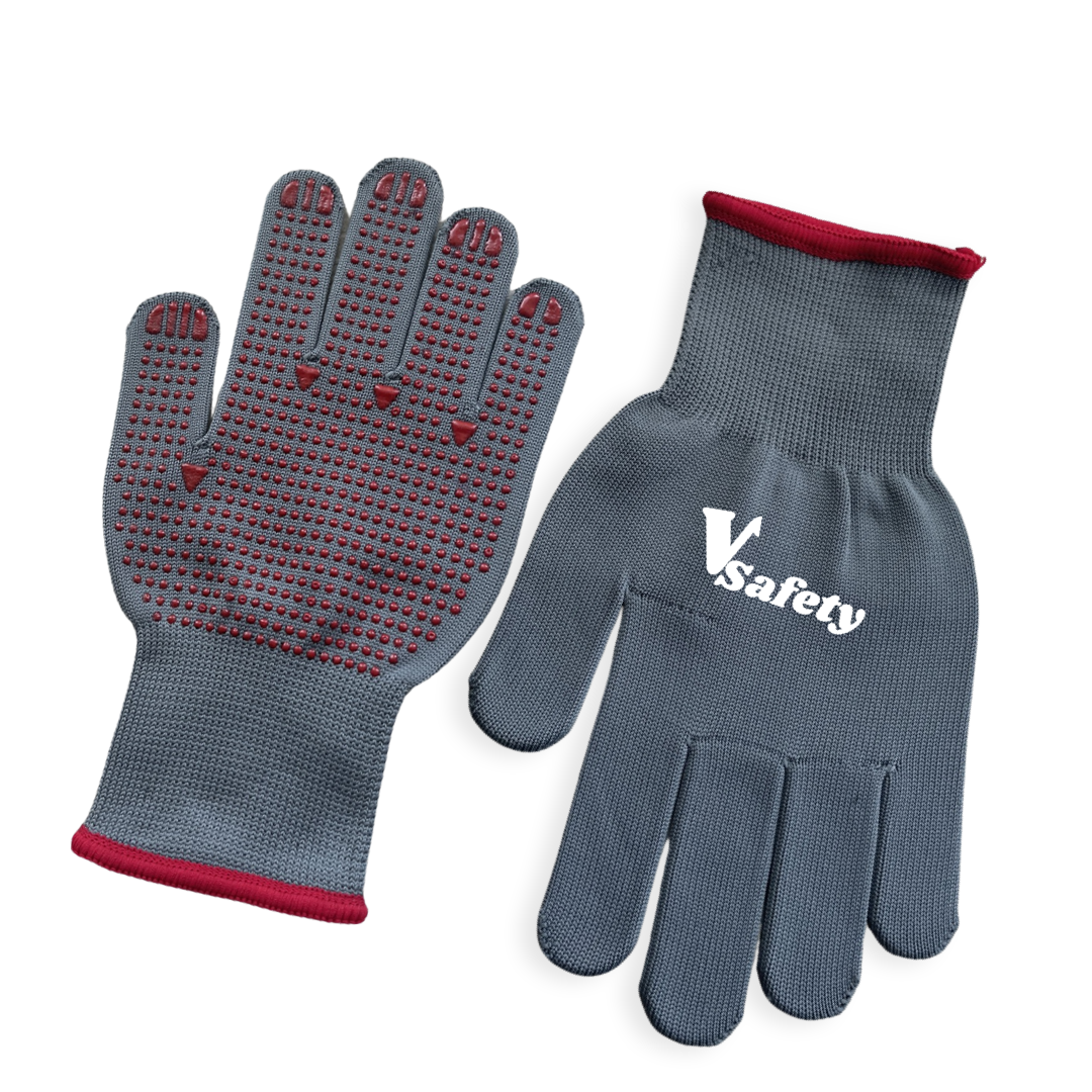 PVC DOTTED SAFETY WORK GLOVES 
