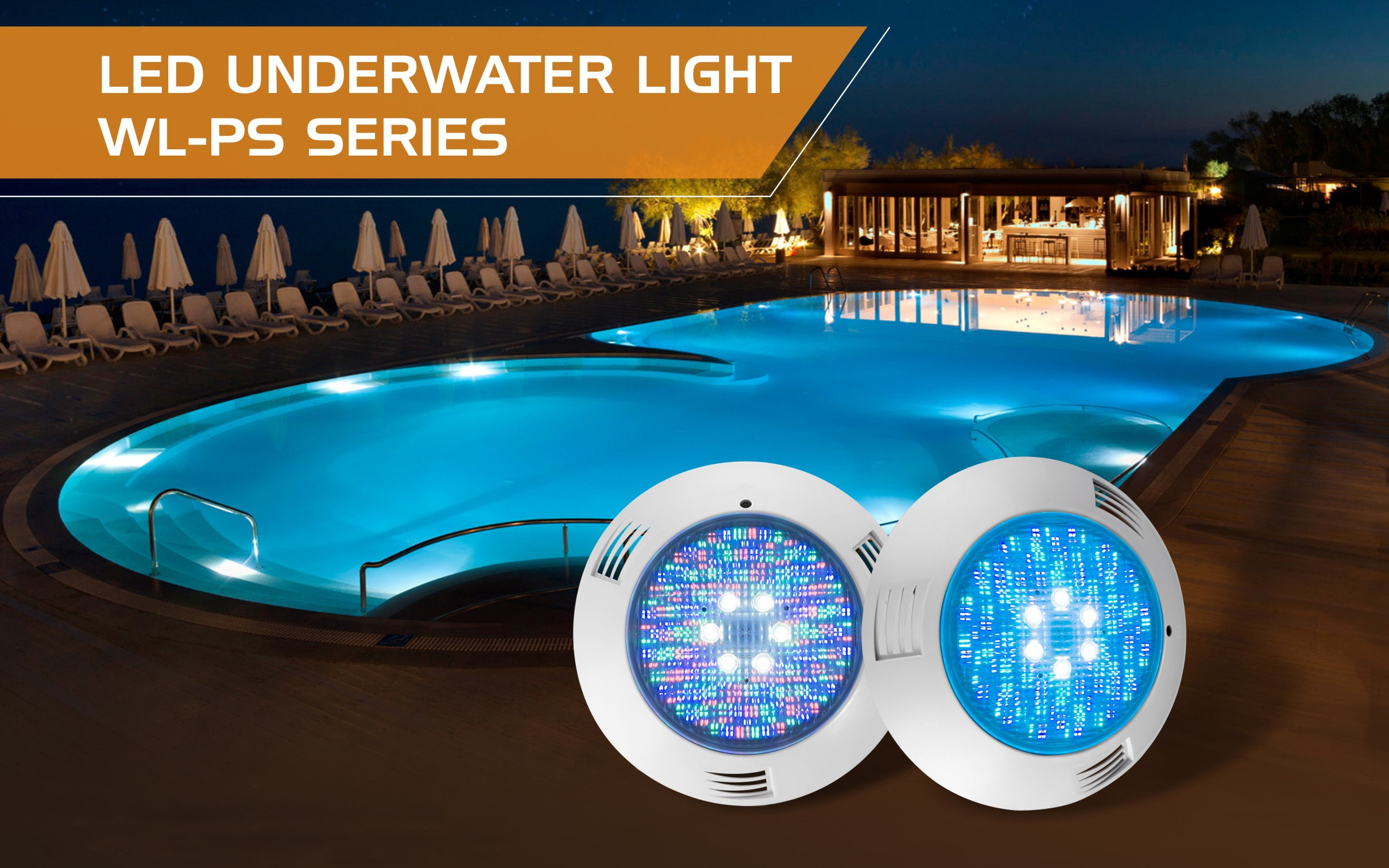 La nueva luz de la piscina diseñada con la luz LED de 18W SMD LED + 6W de alta potencia led luz.