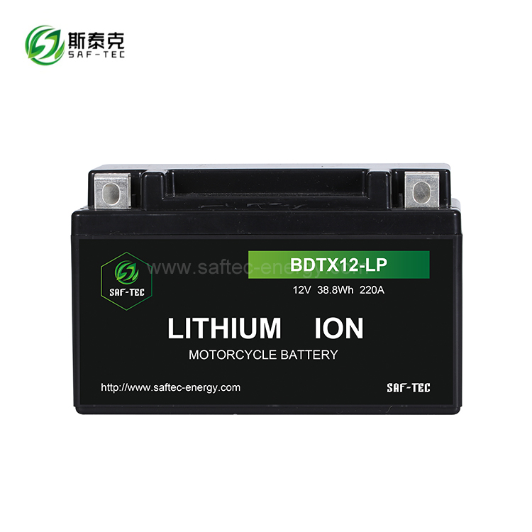 BDTX12-LP 12V 38.8Wh 220A Li-ion Battery for Motorcycle
