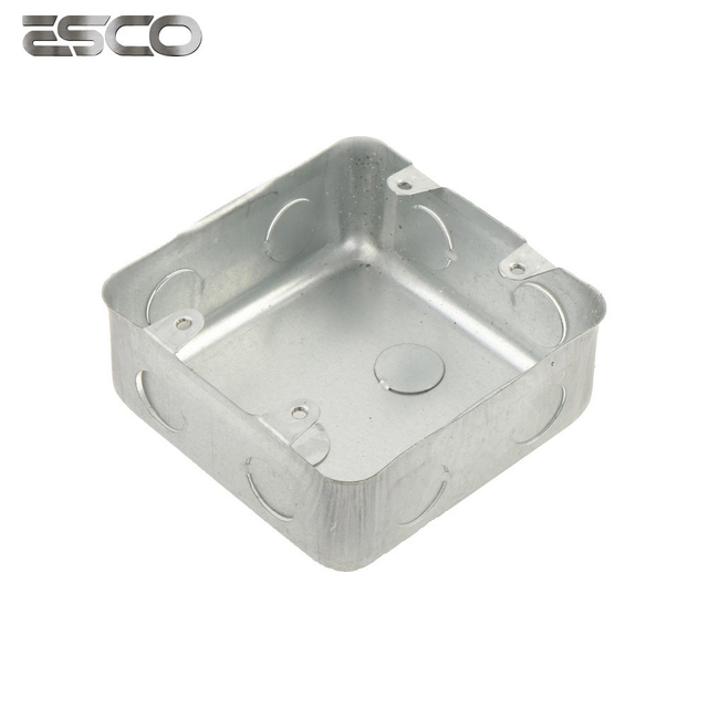 4" Steel Square Conduit Box for Conduit and Wire 52151
