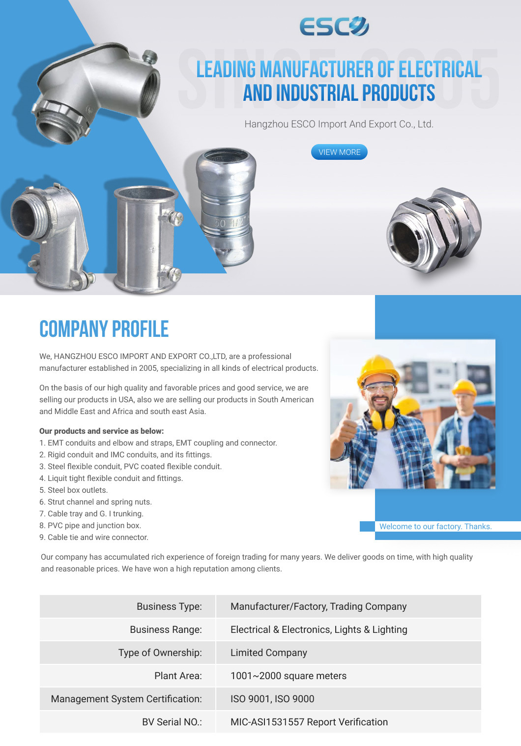 Galvanized Hot DIP Steel Conduit Fitting Coupling for EMT/IMC Conduit