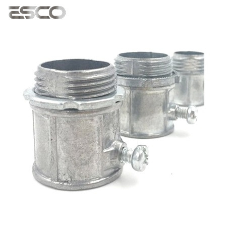 Zinc Die Cast Set Screw Galvanized Steel Pipe Conduit EMT Coupling Hot Sale