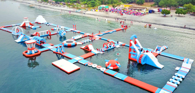 Giant Inflatabl Floating Water Park Adult Inflatable Water Obstacle Course for Sea