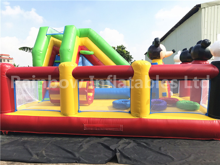 RB04125( 7x4.7m ) Inflatable Mickey mouse Jumping Funcity 