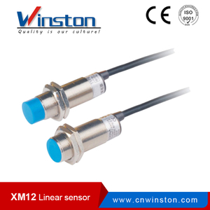 Sensor de proximidad lineal inductivo de alta eficiencia XM12 con CE