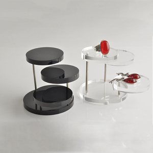 Acrylic Earring Necklace Jewelry Accessories Display Holder Stand Set