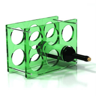 Latest Design Customized Size Bar Wine Rack Display Plexiglass Wine Rack