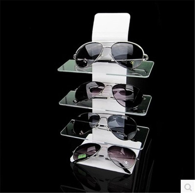 Modern Desktop Glasses Tray Acrylic Glasses Racks Eyewear Display Stand