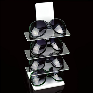 Sunglasses Display Rack Gass Display Cabinet 3 Tier Dish Rack